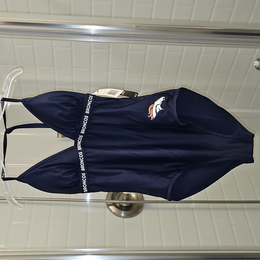 Denver Broncos G-III 4Her By Carl Banks Womens One-Piece Swimsuit. NWT. - Picture 5 of 8